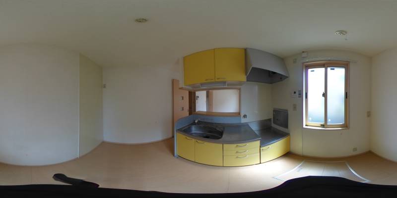 パノラマ画像キッチン