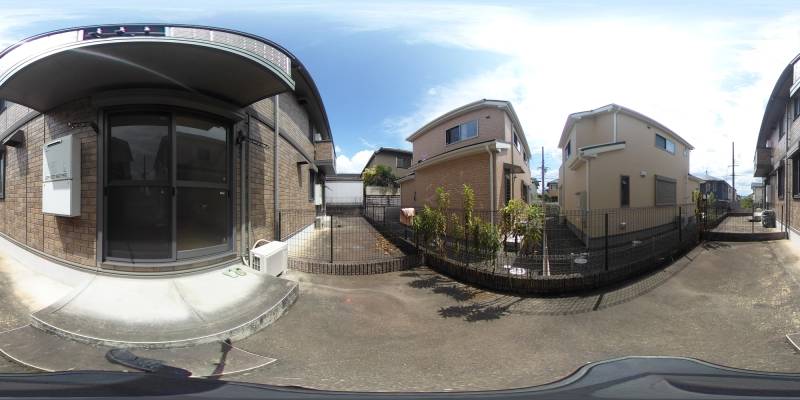 パノラマ画像バルコニー