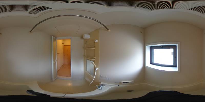 パノラマ画像バスルーム