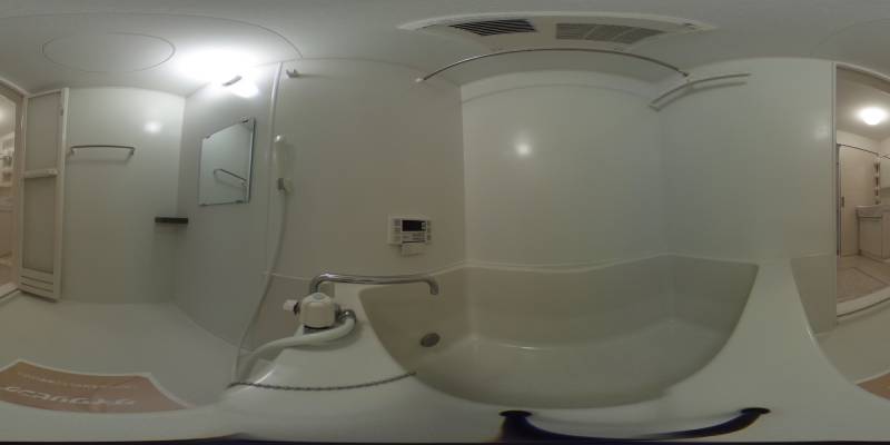 パノラマ画像バスルーム