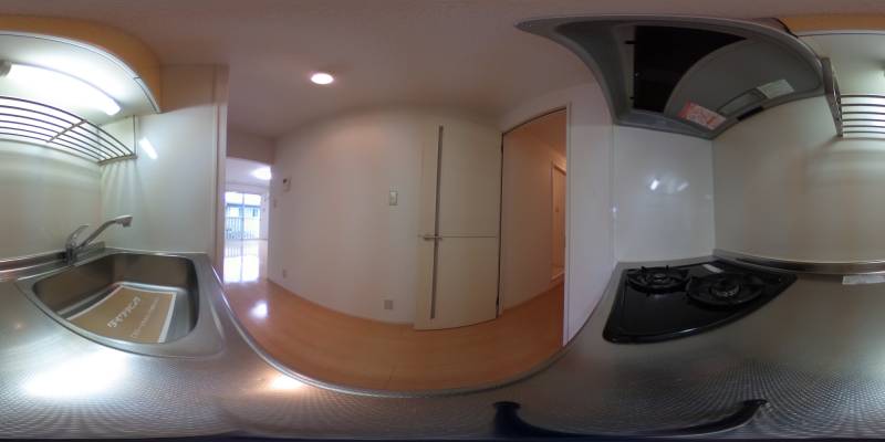 パノラマ画像キッチン