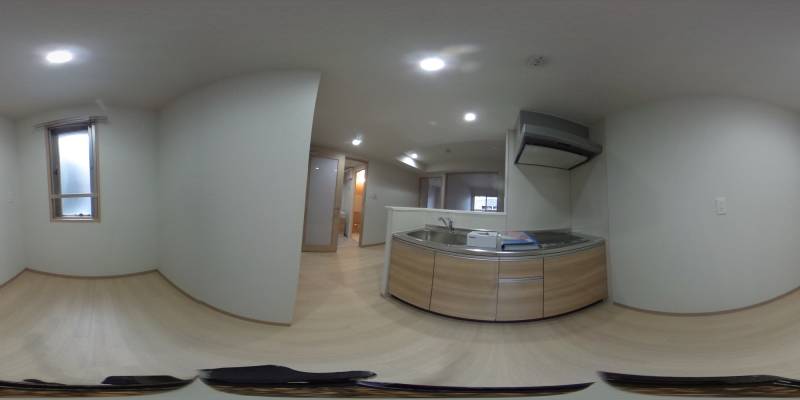 パノラマ画像キッチン