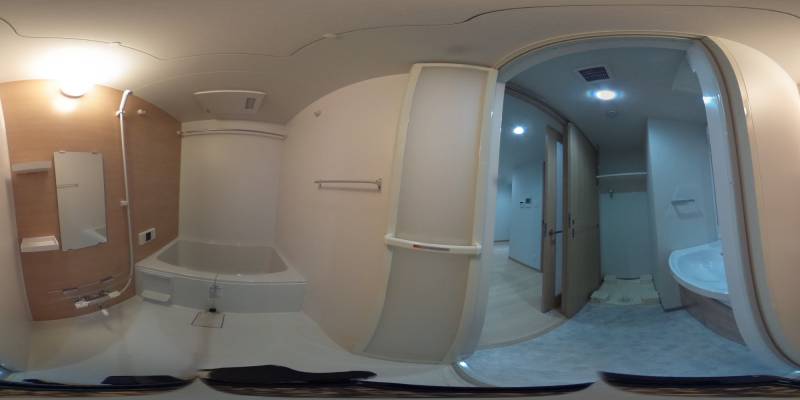 パノラマ画像バスルーム