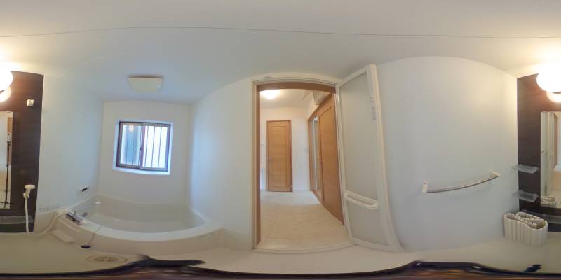 パノラマ画像バスルーム