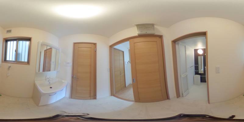 パノラマ画像洗面所