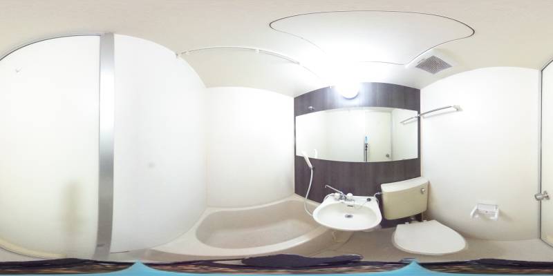 パノラマ画像バスルーム