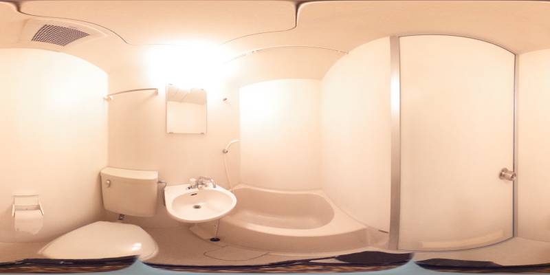 パノラマ画像バスルーム