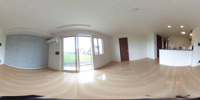 パノラマ画像リビング