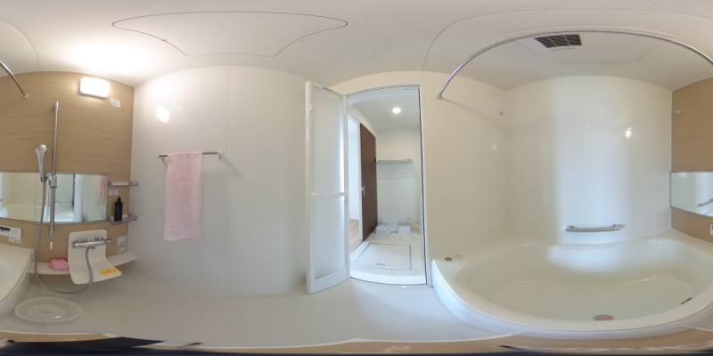 パノラマ画像バスルーム