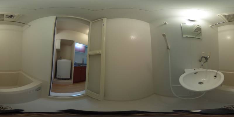 パノラマ画像バスルーム