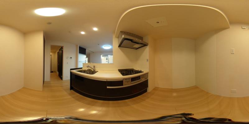 パノラマ画像キッチン
