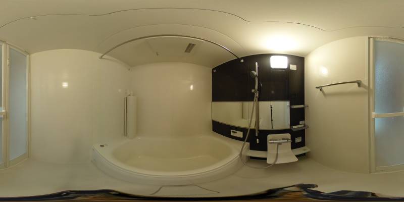 パノラマ画像バスルーム