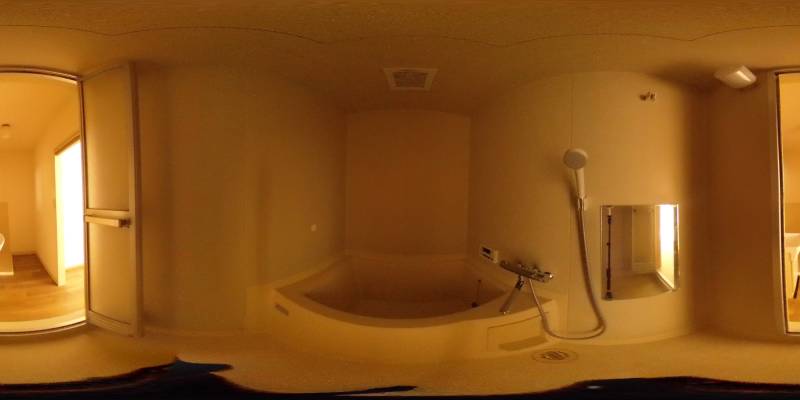 パノラマ画像バスルーム