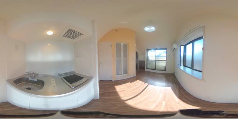 パノラマ画像キッチン