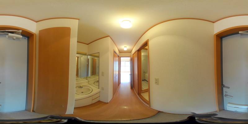 パノラマ画像玄関