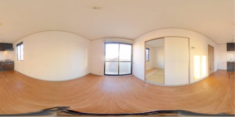 パノラマ画像リビング