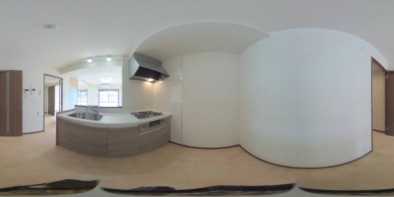 パノラマ画像キッチン