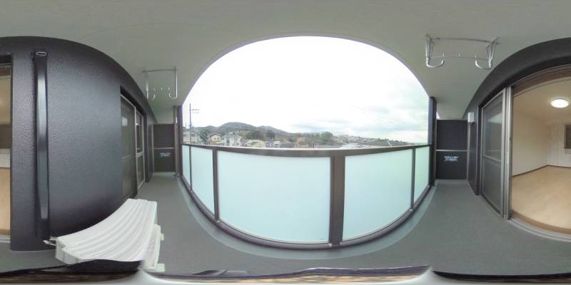 パノラマ画像バルコニー