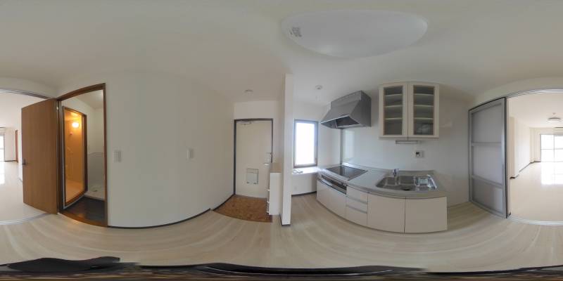 パノラマ画像キッチン