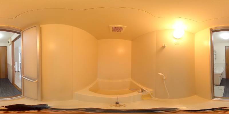 パノラマ画像バスルーム