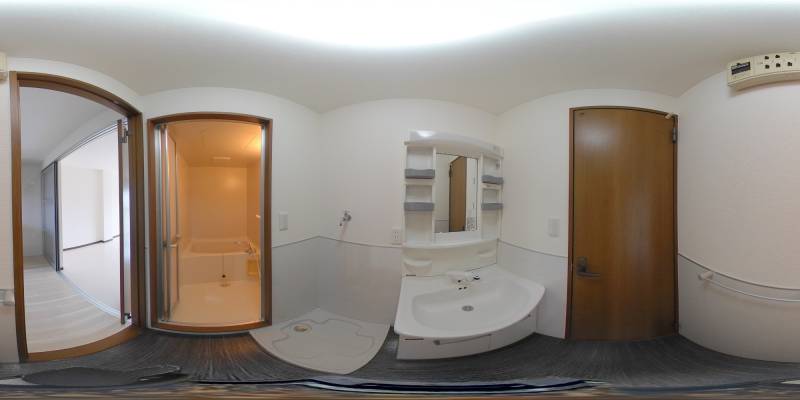 パノラマ画像洗面所