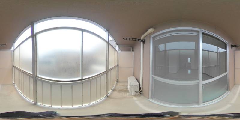 パノラマ画像バルコニー