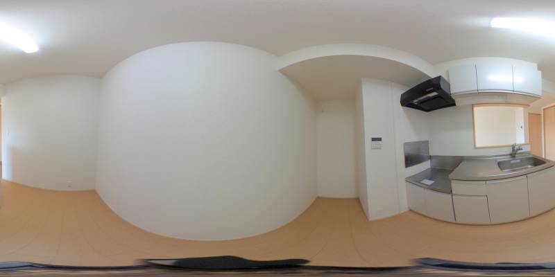 パノラマ画像キッチン