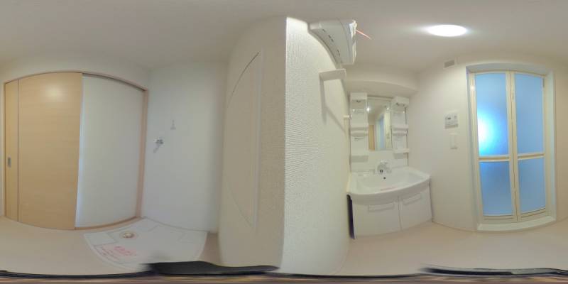 パノラマ画像洗面所