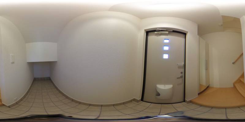 パノラマ画像玄関