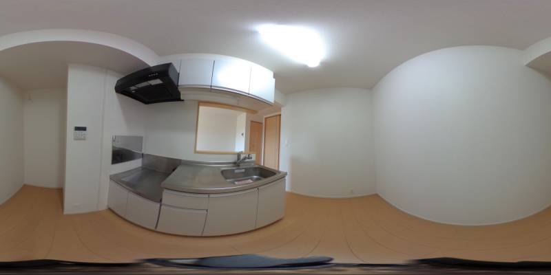 パノラマ画像キッチン