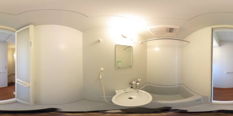 パノラマ画像バスルーム