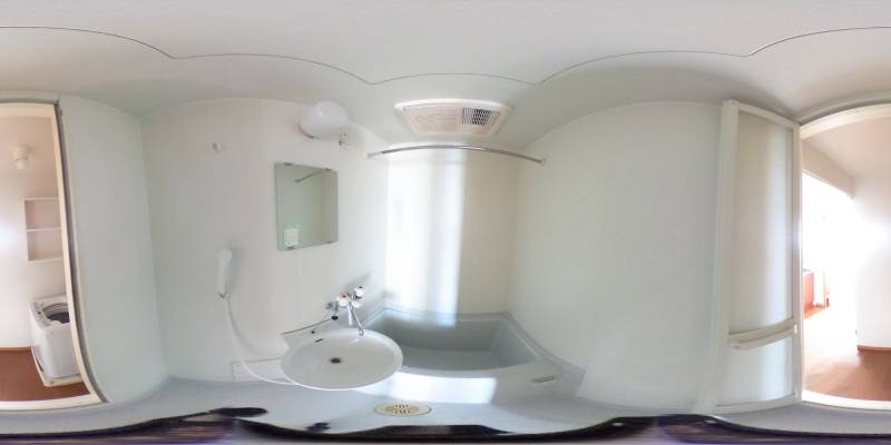 パノラマ画像バスルーム