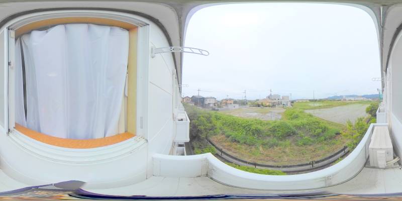 パノラマ画像バルコニー