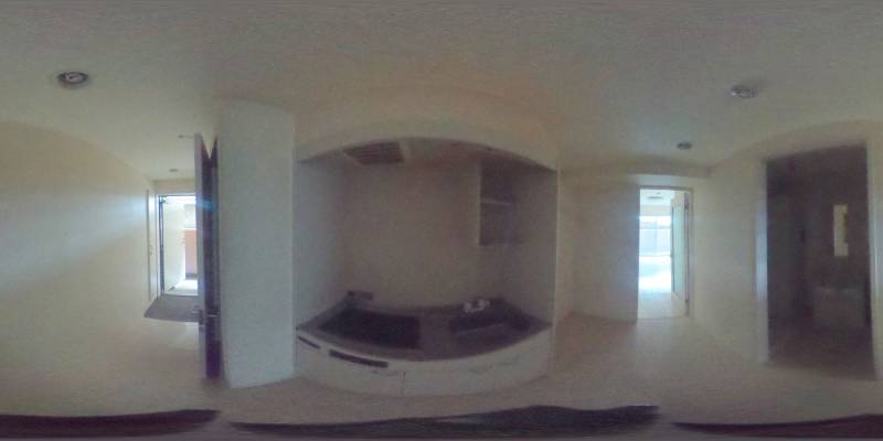 パノラマ画像キッチン