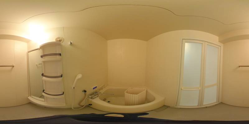 パノラマ画像バスルーム