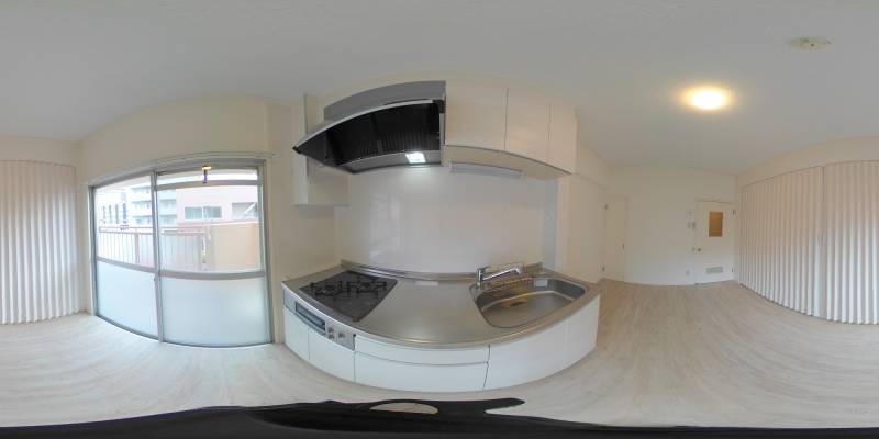 パノラマ画像キッチン