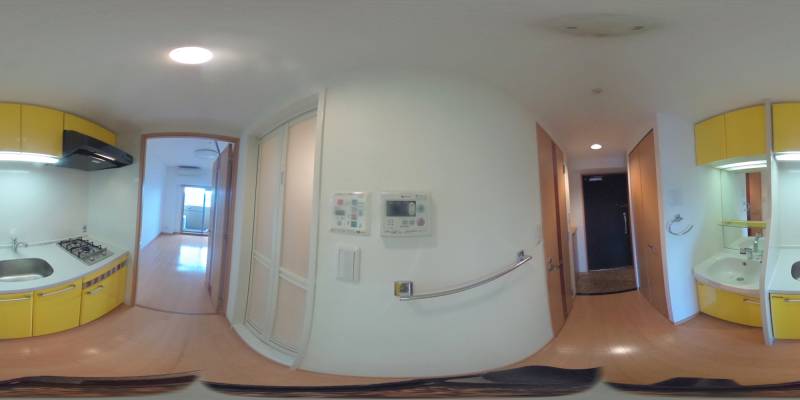 パノラマ画像キッチン