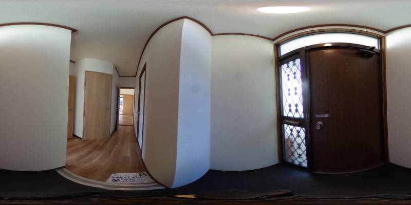 パノラマ画像玄関