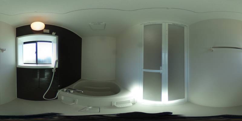 パノラマ画像バスルーム