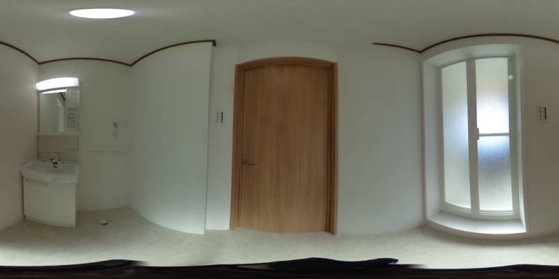 パノラマ画像洗面所