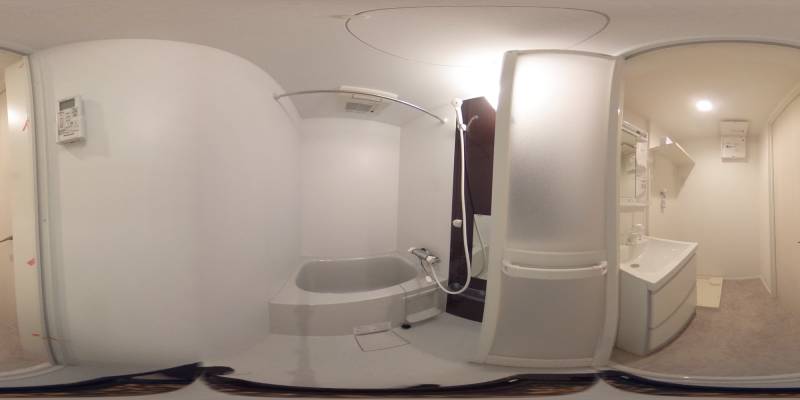 パノラマ画像バスルーム