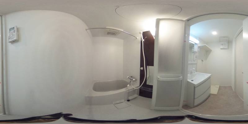 パノラマ画像バスルーム