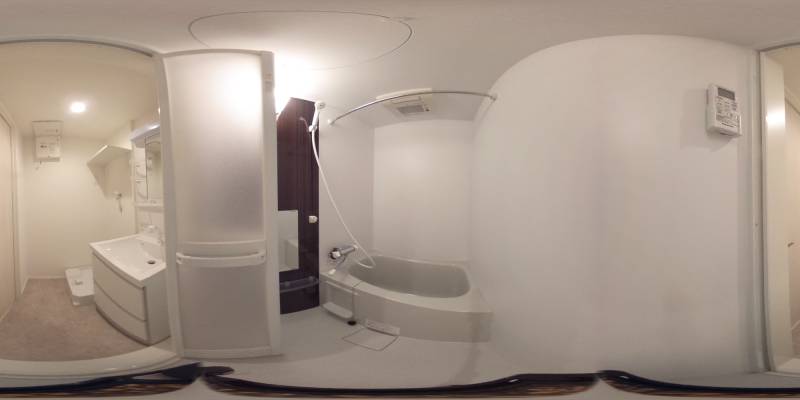 パノラマ画像バスルーム