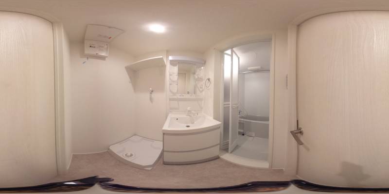 パノラマ画像洗面所