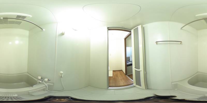 パノラマ画像バスルーム