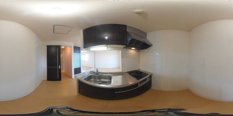 パノラマ画像キッチン