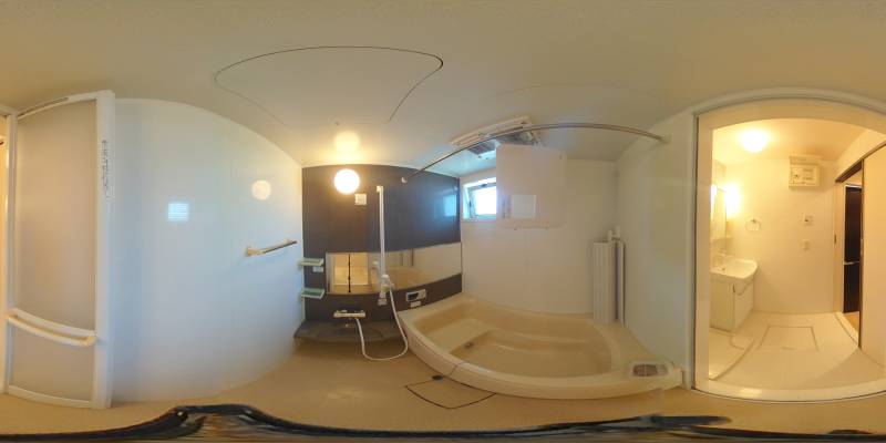 パノラマ画像バスルーム