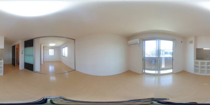 パノラマ画像リビング