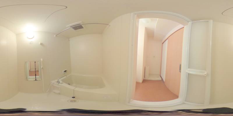 パノラマ画像バスルーム