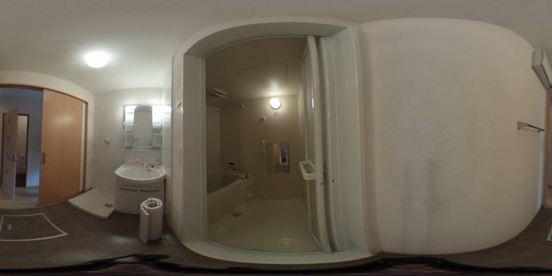 パノラマ画像洗面所